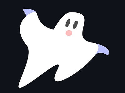 👻 art character ghost halloween illustration minimal spooky vector