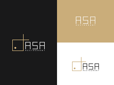 Asa V1 brand branding clean creative fish identity design logo logo design minimal modern restaurant simple