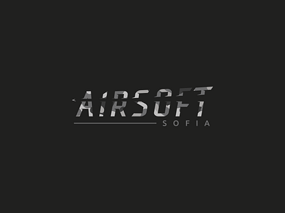 Airsoft Sofia abstract airsoft brand branding creative guns logo design modern modern logo soldiers solider logo