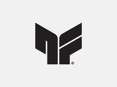 NF - Mark Concept brand branding clean creative creativity design geometric logo logo design mark mark symbol icon minimal modern monogram monogram logo rapper simple symbol