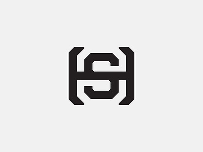 HS Logo brand branding clean creative creativity gaming keyboard logo logo design minimal modern simple tech logo