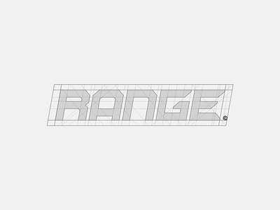 RANGE - Grid System grid grid design grid logo grid system gym gym logo logo construction logo grid logotype mark grid minimal sport sport logo sport mark sport wordmark typeface grid wordmark wordmark design wordmark grid wordmark logo