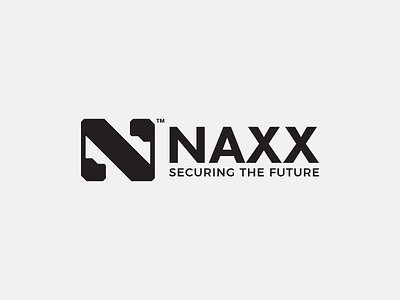 NAXX - Security Logo bold bold mark branding camera creative logo metal metal logo n letter n logo n mark n monogram safe safe logo secret secure security security camera security logo solid