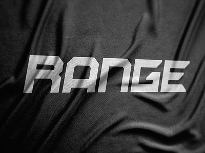 RANGE - Lifestyle Activewear branding creative fitness apparel grid gym apparel logo minimal modern move branding moving simple sport sport apparel sports logo wordmark