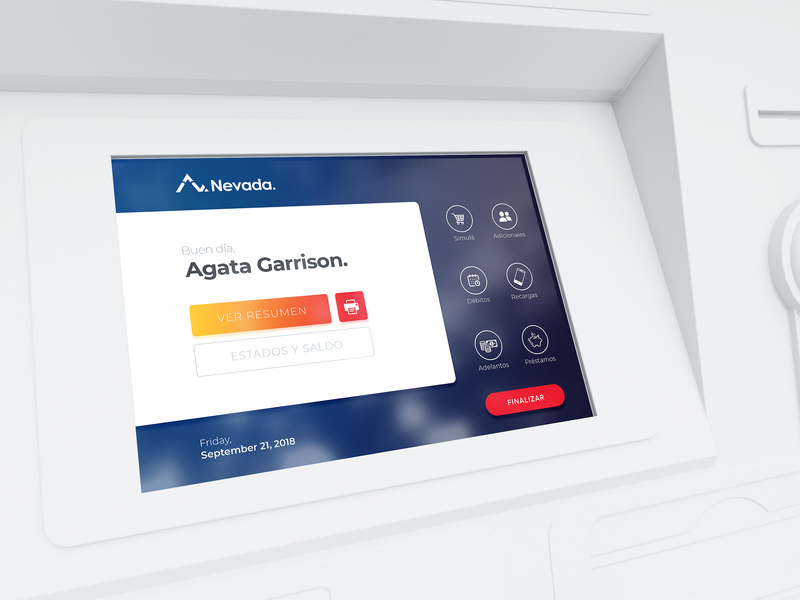 Download ATM UI Mockup by Miguel Molero on Dribbble