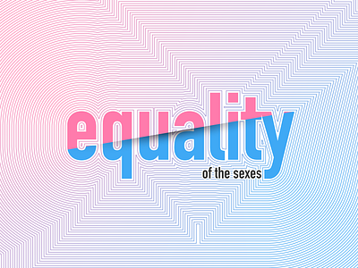 Equality of the Sexes design illustration nitishmurthy quote stickers vector