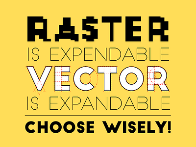 [Quote Poster] Raster-Vector