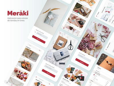 Meraki app branding ui ui design ux