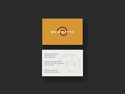 Enigmatyc Shoes Business Cards