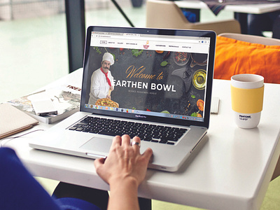 Earthen Bowl Website UI branding design ui