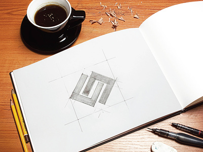 Cotha Developers Logo Concept Sketch branding design graphic design illustration