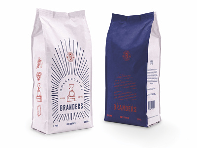 Hollandsche Branders Packaging branding coffee logo packaging