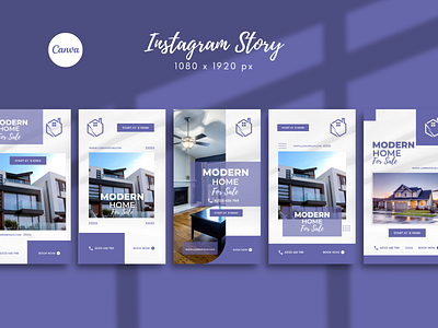 Real Estate Social Media stories template