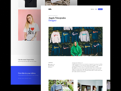 Camp Dover Website creators designer editorial editorial art featured landing write up