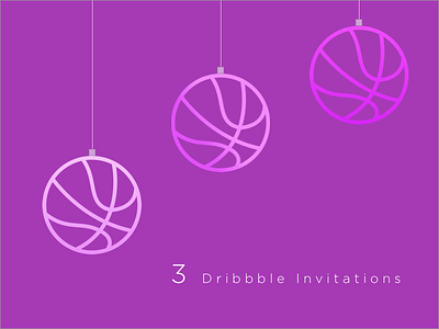 Dribbble invitations