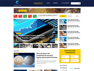 bitcoin news magazine bitcoin criptocoin design web magazine news ui ux