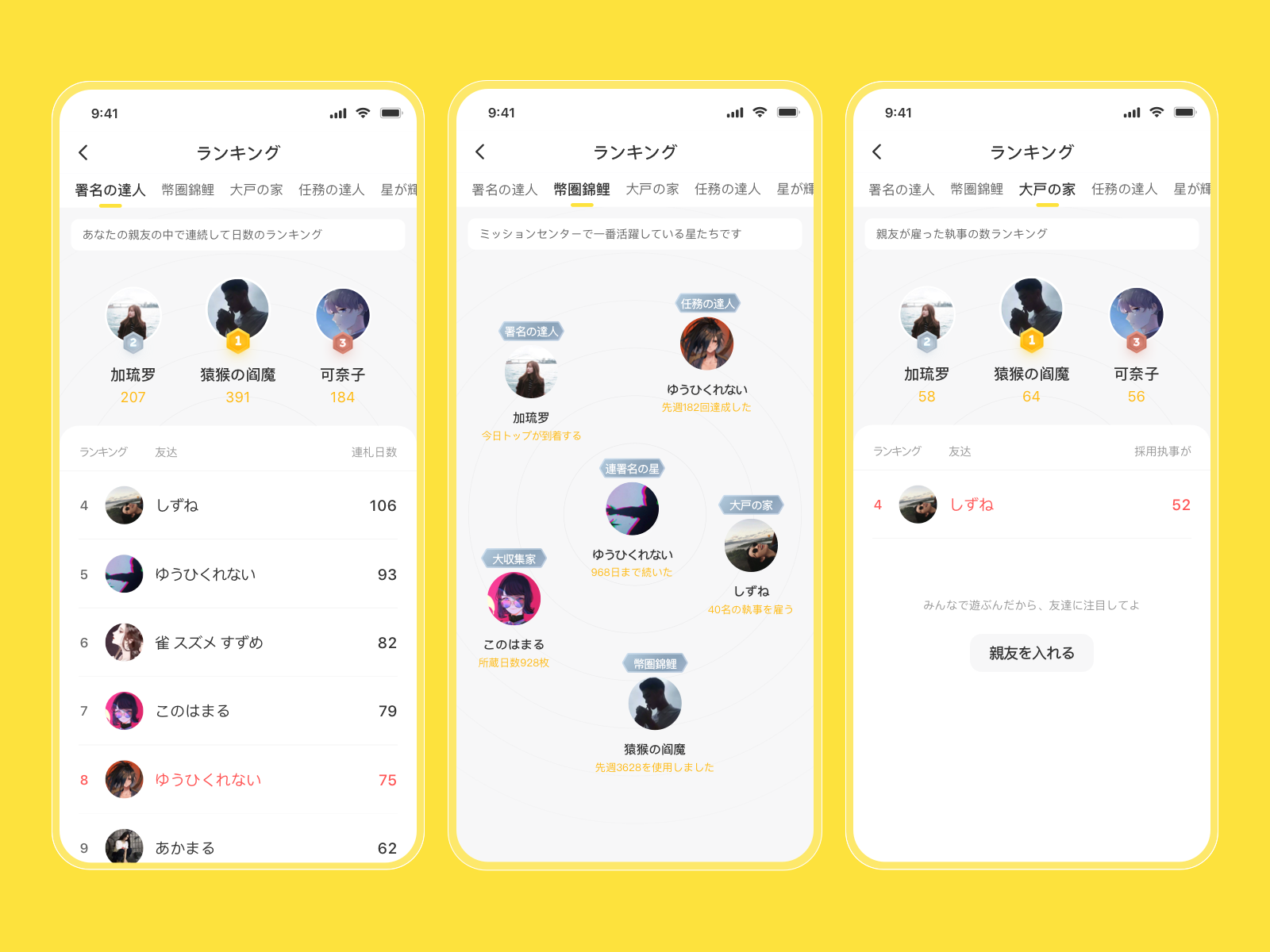 Ranking List By Owlling On Dribbble