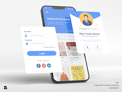 LKP Karisma Academy - UI/UX Task adobe xd graphic design ui uiux design ux