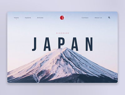 Discover Japan ✈️🇯🇵 - Travel Website daily ui dailyui design figma graphic design productdesign ui uiux design ux web design website