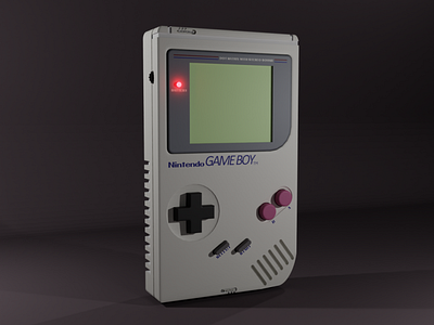 3D GameBoy Model 🕹️⭐