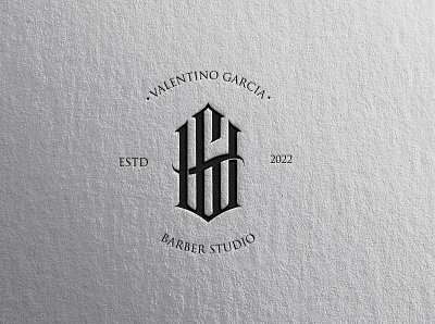 Valentino Garcia Monogram Logo branding design graphic design illustration logo typography vector