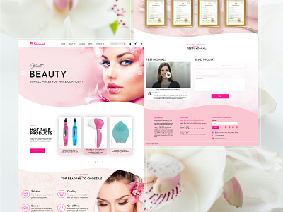 Best Female Beauty and Fashion Website UI Designers