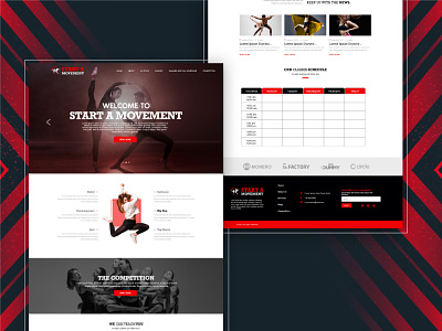 Start A Movement Web UI Design & Development by Design Alligator