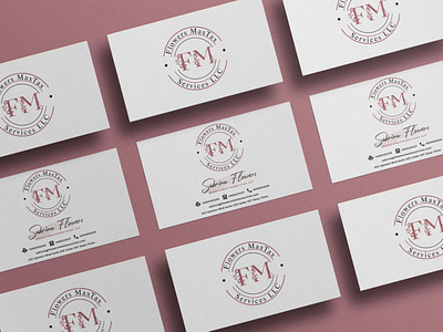 Flowers Max Tax Services LLC Business Card | Design Alligators