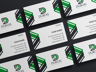 Dubois Projects Business Card Design Ideas | Design Alligators