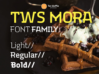 TWS MORA font family family font font family mora ten waffle studio tenwafflestudio tws twsmora typeface