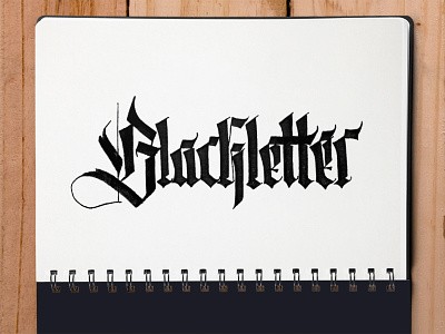 Blackletter calligraffiti
