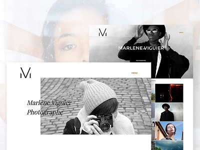 Marlene Viguier - Photographer photographer portfolio ui ux webdesign website