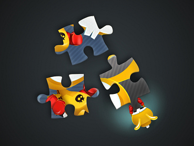 Puzzle Box character design game design illustration vectober vectors