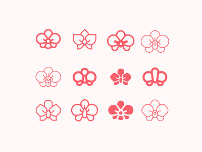 Orchid flower - icons branding ci icon orchid pink ui woman