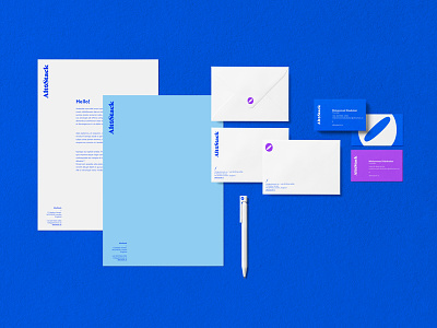 AltoStack – Corporate identity blue branding business cards ci corporate devops identity it letterhead logo purple visual