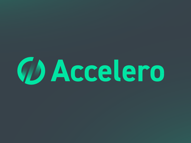 Accelero - Logo Animation animation app branding design icon logo space typography