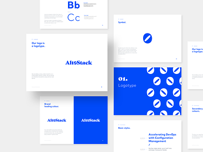 Altostack – Branding brand brandbook branding cloud consultancy corporate branding devops geometric logo lookbook styleguide tech typography