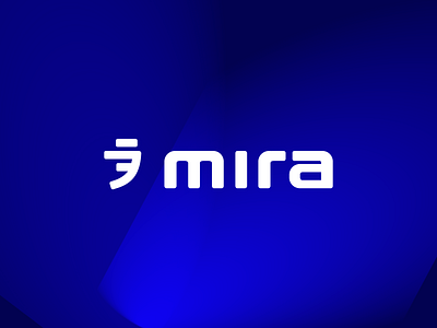 Mira branding logo typography vector