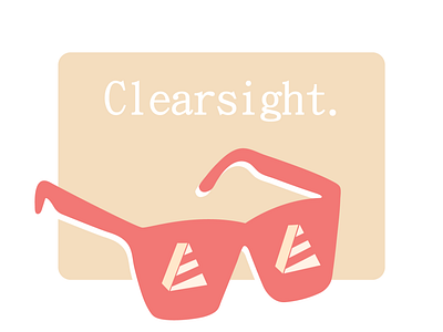 Clearsight. graphic design illustration illustrator logo