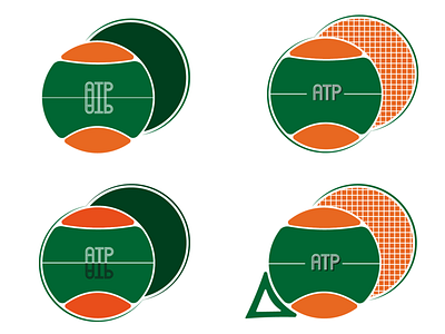 ATP fan made logo graphic design illustration illustrator logo tennis