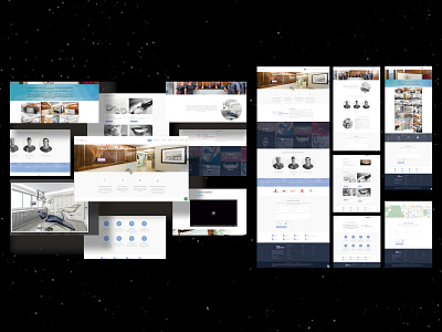 UI web design for dental clinic