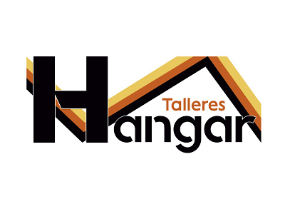 Hangar logo design brand branding design graphic design illustration logo logo design logotype minimal minimal logo typography vector