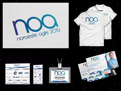 Noa branding desing blue brand branding design graphic design logo logo design logotype minimal minimal design typography vector vector logo visual indentity