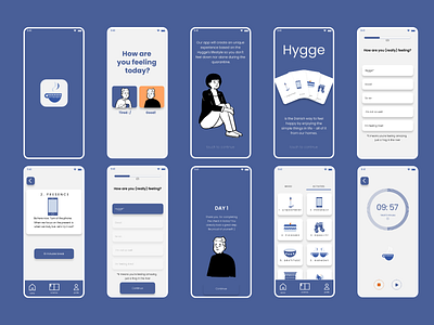 HYGGE - MOBILE APP DESIGN ( NASA HACKATHON )