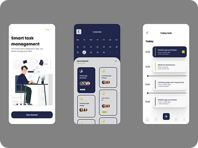 [Re-design] Smart task app by WAHYU PRIHATMOKO on Dribbble