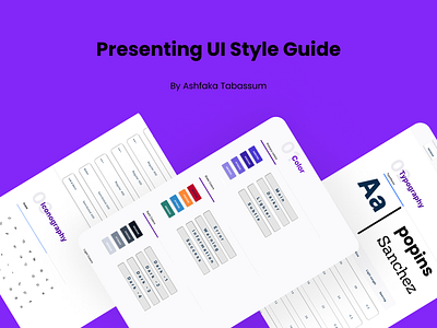 Ui Style Guide branding design styleguide typography ui ux