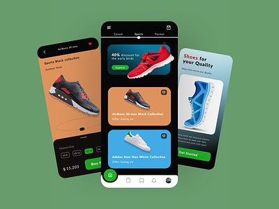 E Commerce Shoes ( Mobile App) app design ecommerce mobile app shoes ui user interface ux