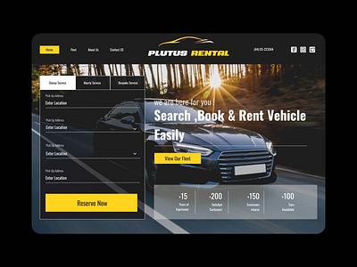 Car Rental Website ( Hero Section )