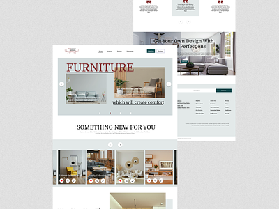 Furniture selling website decorations ecommerce furniture inetriror design selling website ui uiux ux web design wesite ui