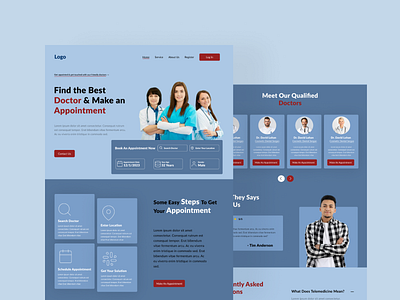 Medical & Health doctor health hospital medical online medicine ui uiux ux webdesign